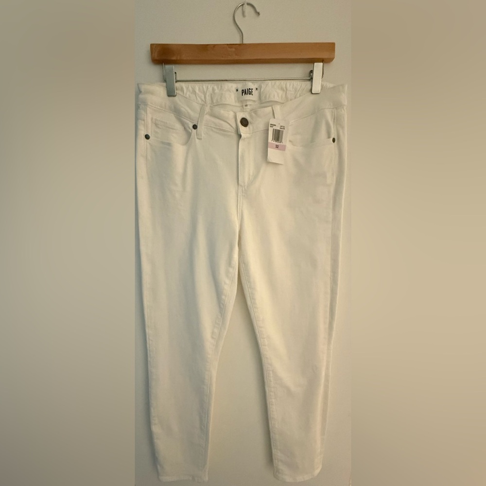 NWT Paige Skyline Ankle Peg Jeans Women’s Size 32